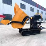 Single cylinder Rubber Track Mini Crawler Dumper 300kg 500kg 1000kg