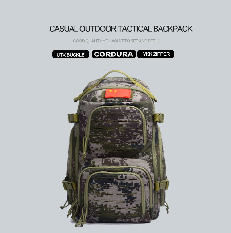 Lightweight City Leisure Tactical Daypack for Sports / Outdoor Army Camouflage Backpack