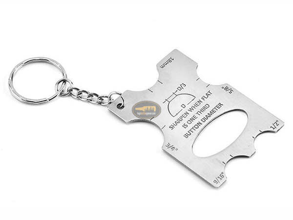 Cheap Promotion Gift Stainless Steel Innovative Credit Card Ruler Brushed Metal Bottle Opener Key Ring