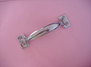 China Cast Iron Cupboard Handles , Metal Dresser Handles Zinc / Chrome / Copper Plating wholesale