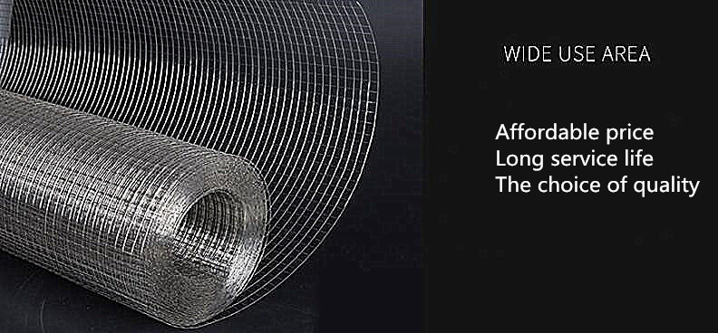 6X6cm 304 Galvanized Welded Wire Mesh Fence For Animal Enclosure