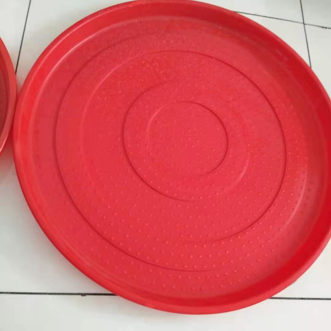 Small Pp 35cm Chick Feeder Tray , Poultry Feeding Tray