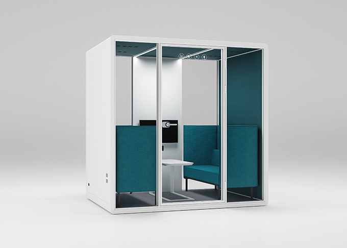 Practice instrument soundproof room silent pods with laminate glazed office pods