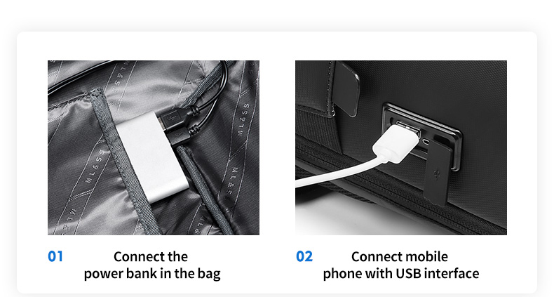 Usb Charging Waterproof Business Backpack 20-39Liter Dirt Resistant
