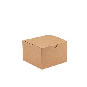 China Brown Kraft Paper Boxes For Food Waterproof Oilproof Eco Friendly wholesale