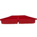 Red Velvet Plastic Blister Tray Six Compartments Blister Pack Tray For Snacks