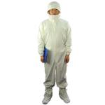 Stripe Grid ESD Cleanroom Garment Antistatic Cleanroom Smock Coverall Suit
