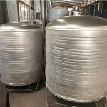 Hotel Round Metal Water Tank , Ss Water Storage Tank For Drinking Water