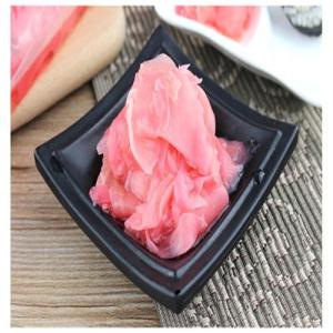 China Small Red Sliced Sushi Pickled Ginger For Restaurant Pink wholesale