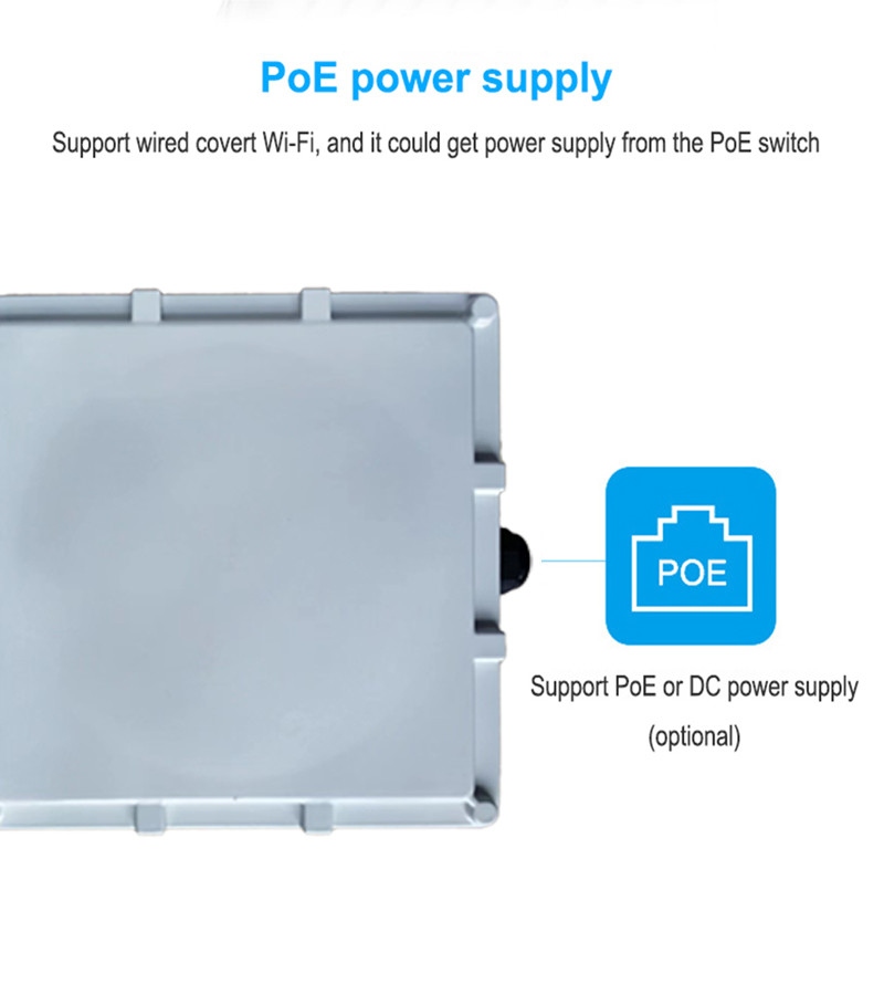 1200Mbps Dual Band Outdoor 5g Router IP66 Waterproof 256MB DDR3