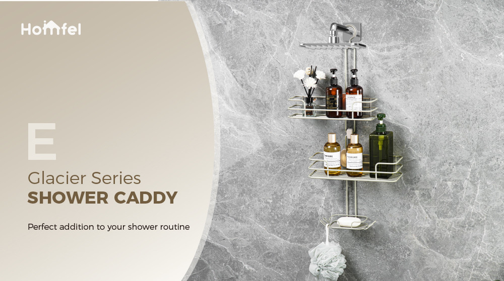 Hanging Bathroom Organizer Shower Shelf for Inside Shower No Drilling Racks Over Showerhead Rack Shower Caddy