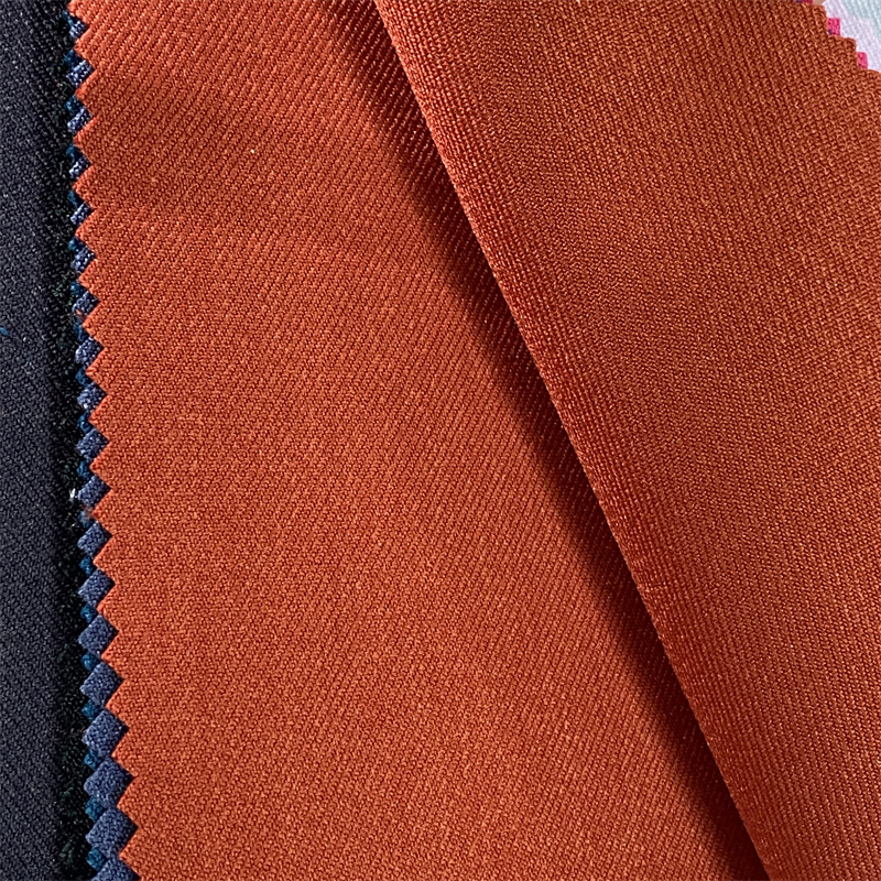 Recycled Polyester Minimatt Gabardine RPET Fake Wool Fabrics For Uniform Suits Blazers