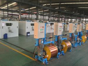 China Single Shaft Wire Twister Machine / PLC Control Plastic Extrusion Line wholesale