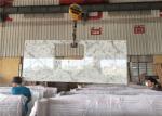 White Granite Prefab Kitchen Countertops With Polished Eased Edge Customized
