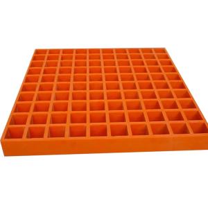 China High Strength Waterproof 38mm Fiberglass Grating Panels wholesale