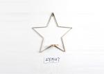 LED Wax Gold Silver Sconce Metal Star Candle Holder