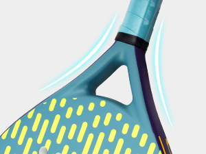 26cm Face Size WOOWAVE Carbon Fiber Custom EVA Memory Core Beach Padel Tennis Racket
