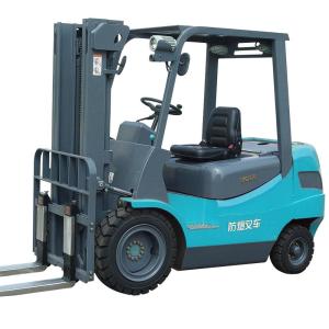 China Explosion Proof 3000mm Lift 48V 400Ah Hydraulic Forklift wholesale