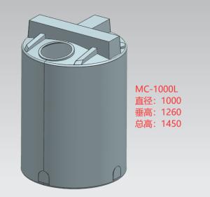 China 264 Gallon Round Rotational Molding Molds 1000 Liter wholesale