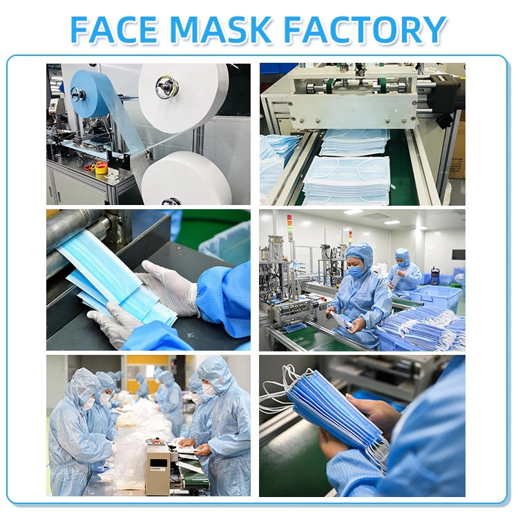 Adults / Children Sterile Face Masks Non Woven Fabric 3 Layer CE Certification