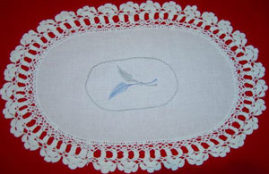 christmas tablecloths cotton and linen, Tablemat, Corcheted Lace Table linen, Tablecloth
