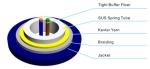 GJJKAV Duplex Armored FO Cable Indoor Fiber Optic Cable SUS flexible tube
