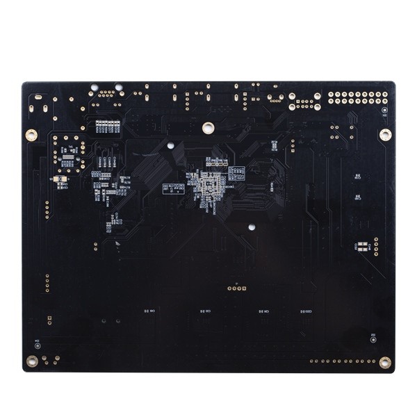 4 Layer Multilayer Printed Circuit Board 4.0mm Thick TG135 Black Solder Mask