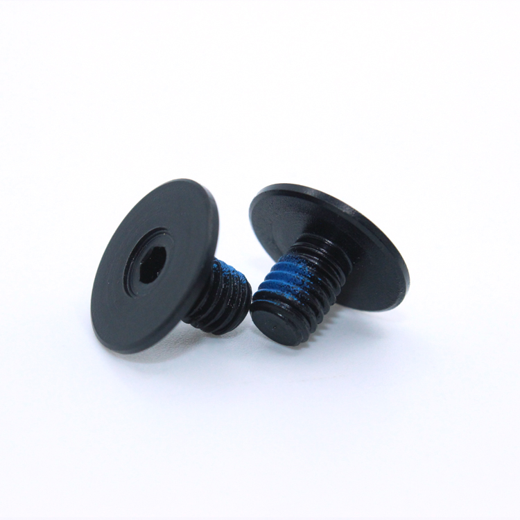 M2 M2.5 M3 M3.5 M4 M5 M6 M8 Black Hexagon Socket Half Thread Allen Head Screws