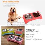 FDA certified Dog Bowls, Stainless Steel Dog Food Bowl with No Spill Non-Skid