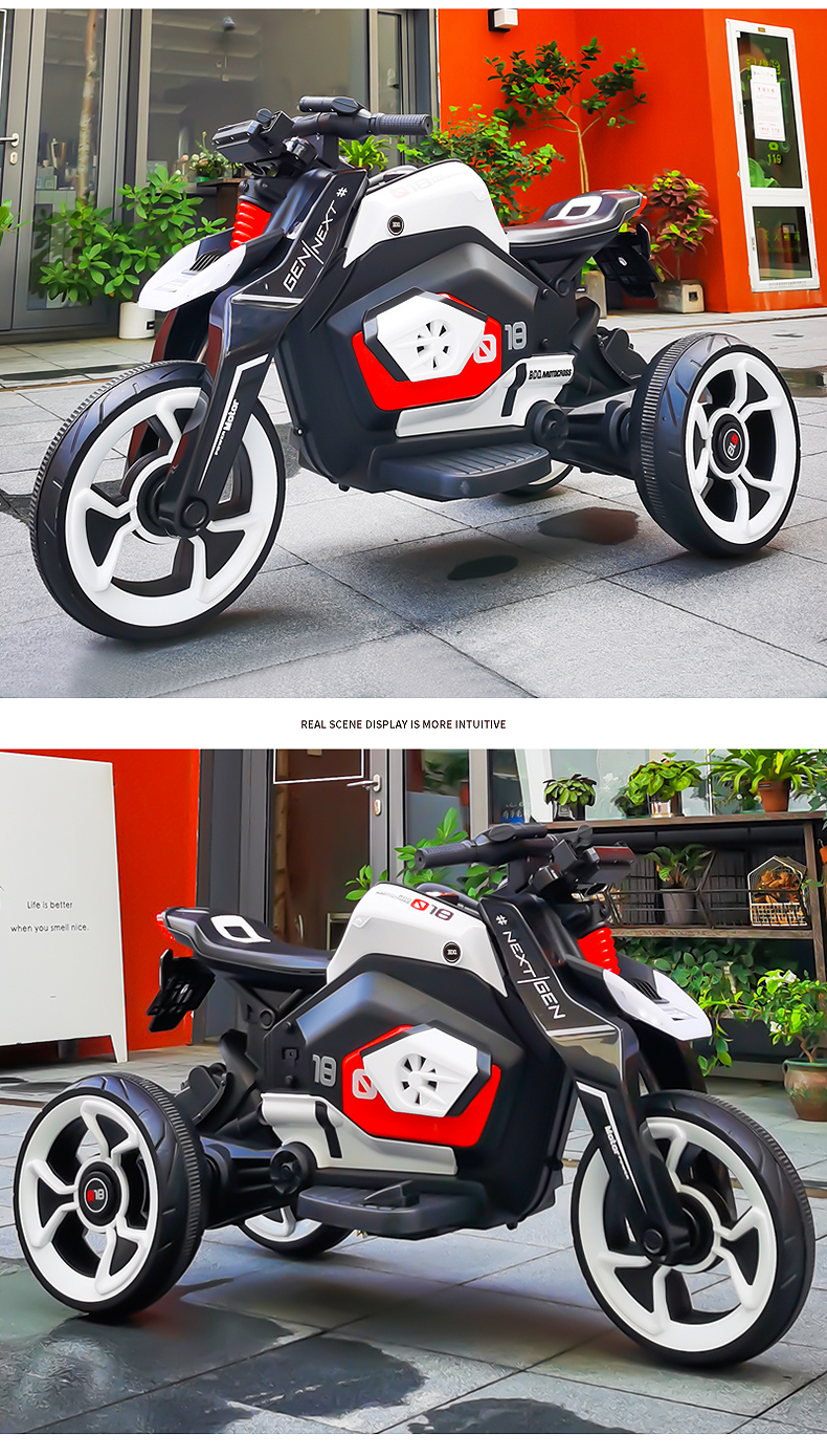 2022 Electric Ride On Kids Electric Motorcycle Car Toys for Drift Age Range 5 to 7 years