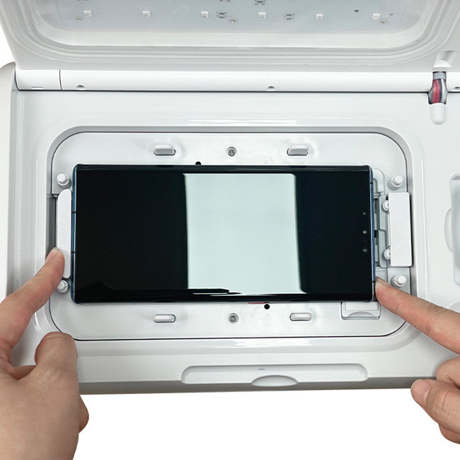 Smart Vacuum Bonding Uv Curing Screen Protector For Soft Glass