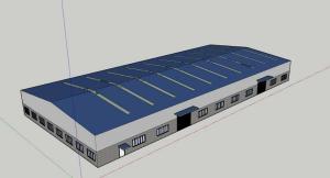 China Galvanized Prefabricated Steel Structure Warehouse Metal Frame ODM wholesale