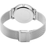 Lady Silver Stainless Steel Watch Japan Movement Quartz Watch Double Buckle Mesh