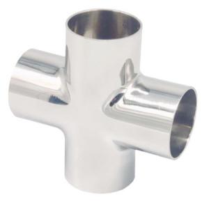 China 316L Duplex Stainless Steel Pipe Fittings Cross ASME B16.9 wholesale