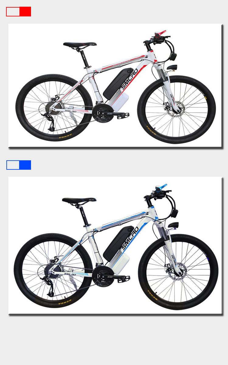 Fashion 48V 350W High Power Electric Bike LED Highlight Headlights