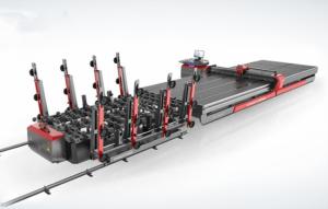 China 4200x2600mm CNC Glass Cutting Equipment For Floating Glass Processing wholesale
