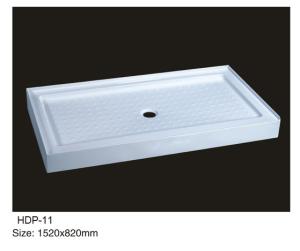 China Acrylic shower tray, shower basin,acrylic shower base HDP-11 wholesale