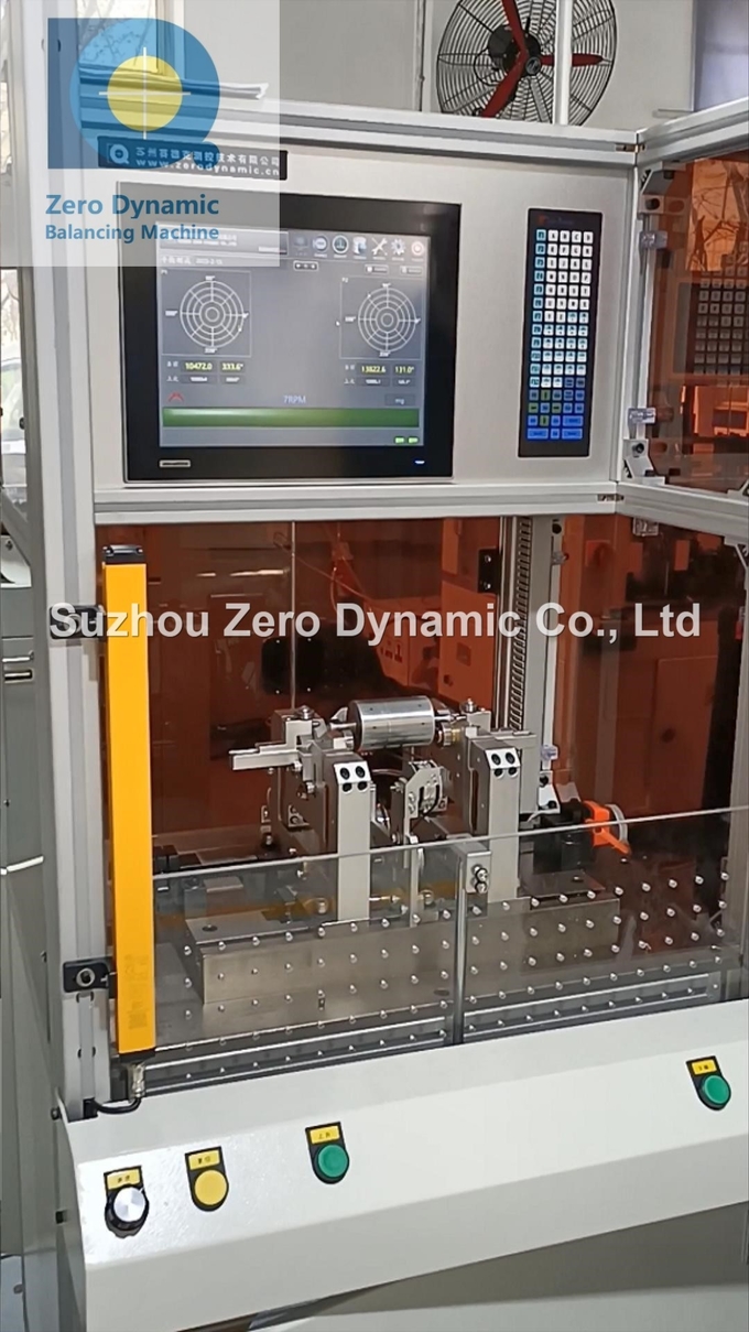 Soft Bearing Turbocharger Rotor Balancing Machine Floor Standing High Precision Rotor Balancer