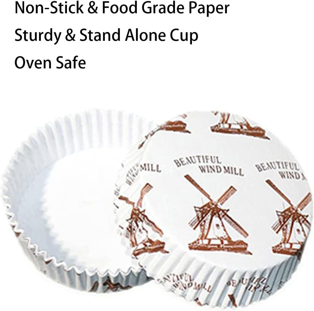 Rk Bakeware China 3.5 Inch Greaseproof Paper Baking Cups, Large Muffin Liners Cupcake Liners, Jumbo Muffin Liners