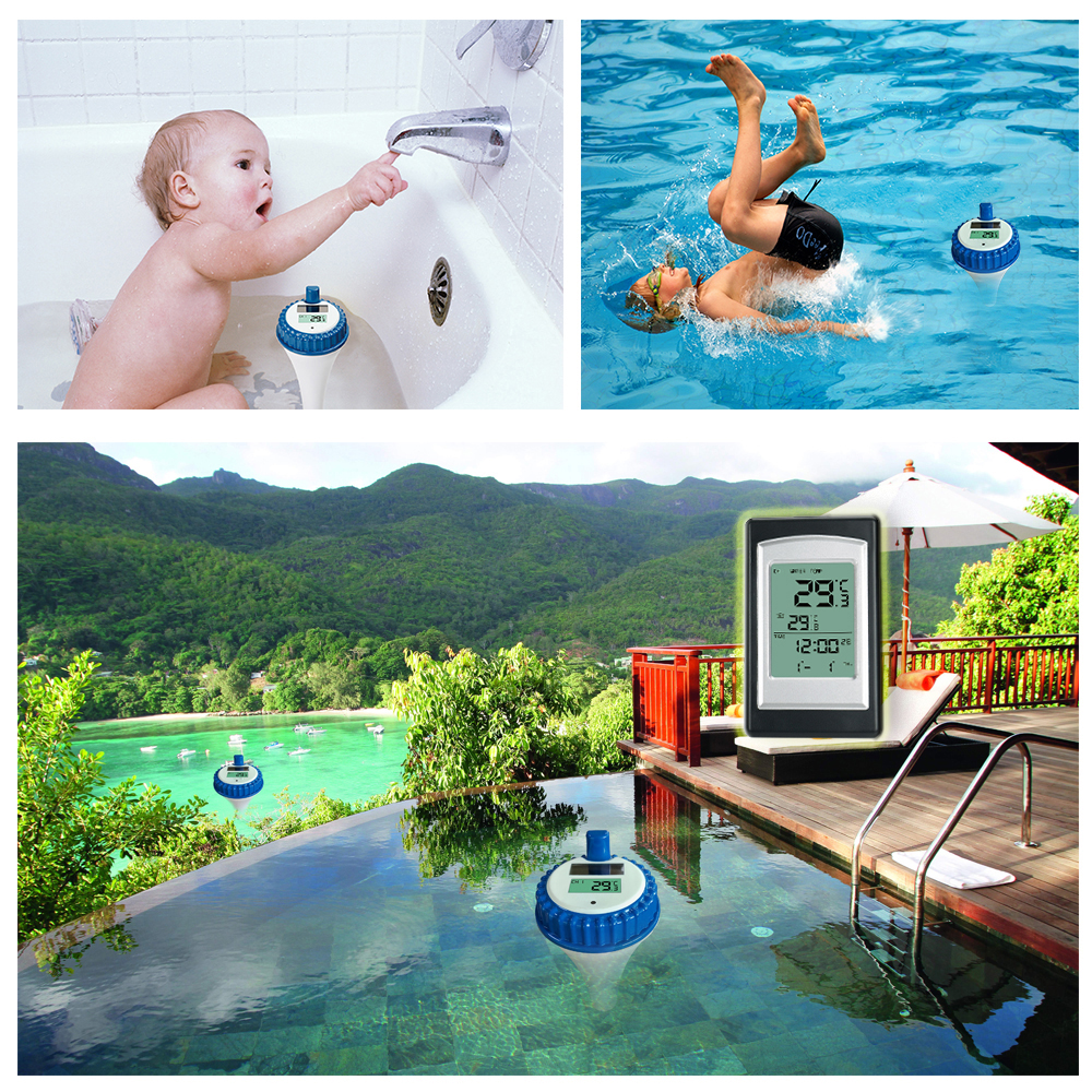 Remote Control Wireless Floating Thermometer For Multifunctional Pools SPAs And Fish Ponds