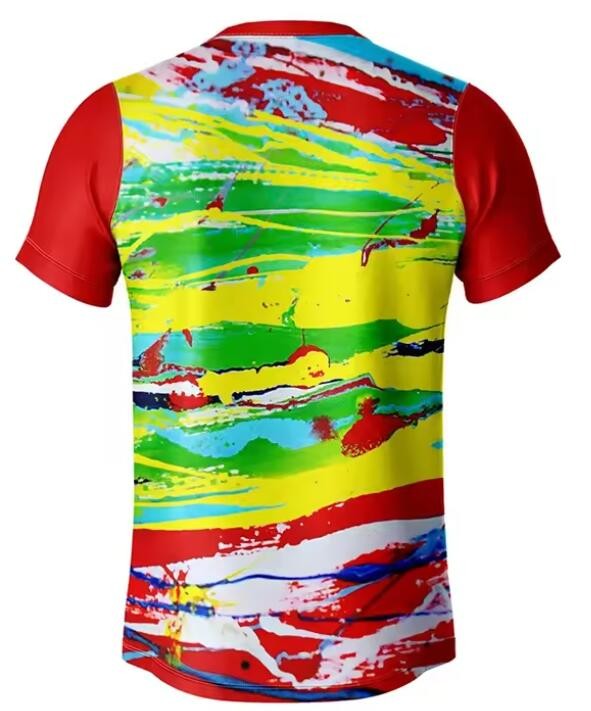 Custom Logo O-Neck Sublimation Printed T Shirts