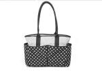 Fashion designer baby diaper bags Black Yummy Mummy Changing Bags with Dots