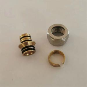 China 20 x 2 mm UFH Pipe Manifold Eurocone Connectors wholesale