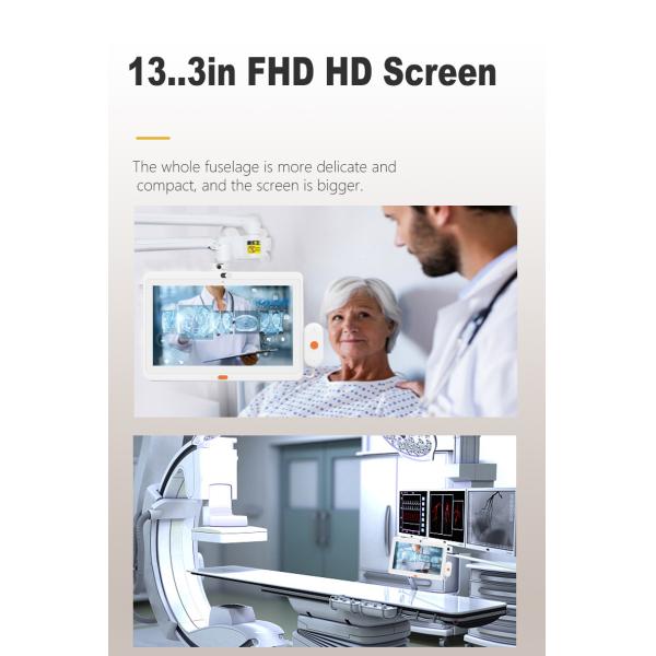 wall mount 13.3inch medical care android tablet pc Touch screen wifi 4G POE NFC call function for hospital clinic