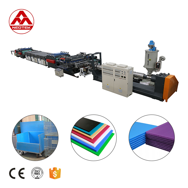 320kW Power PC PP Hollow Sheet Extrusion Line with Advanced Technology