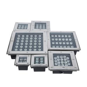 China Ip68 24V Underwater LED Lights Stainless Steel Tempered Glass Material wholesale