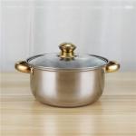 12pcs Stainless Steel Cookware 410 Cooking Kettle Frying Pan Soup Pot
