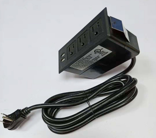 Multimedia Conference Table Socket Pop - Up Multi - Function Cable Box