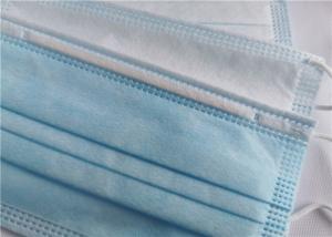 China Blue Colour 3 Ply Disposable Protective Face Mask With Earloop wholesale