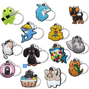 China Customized Key Holder Ring Souvenir Animal Shape Embossing Printing wholesale